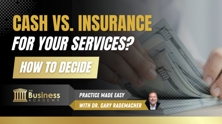Cash vs Insurance for Your Services: How to Decide?